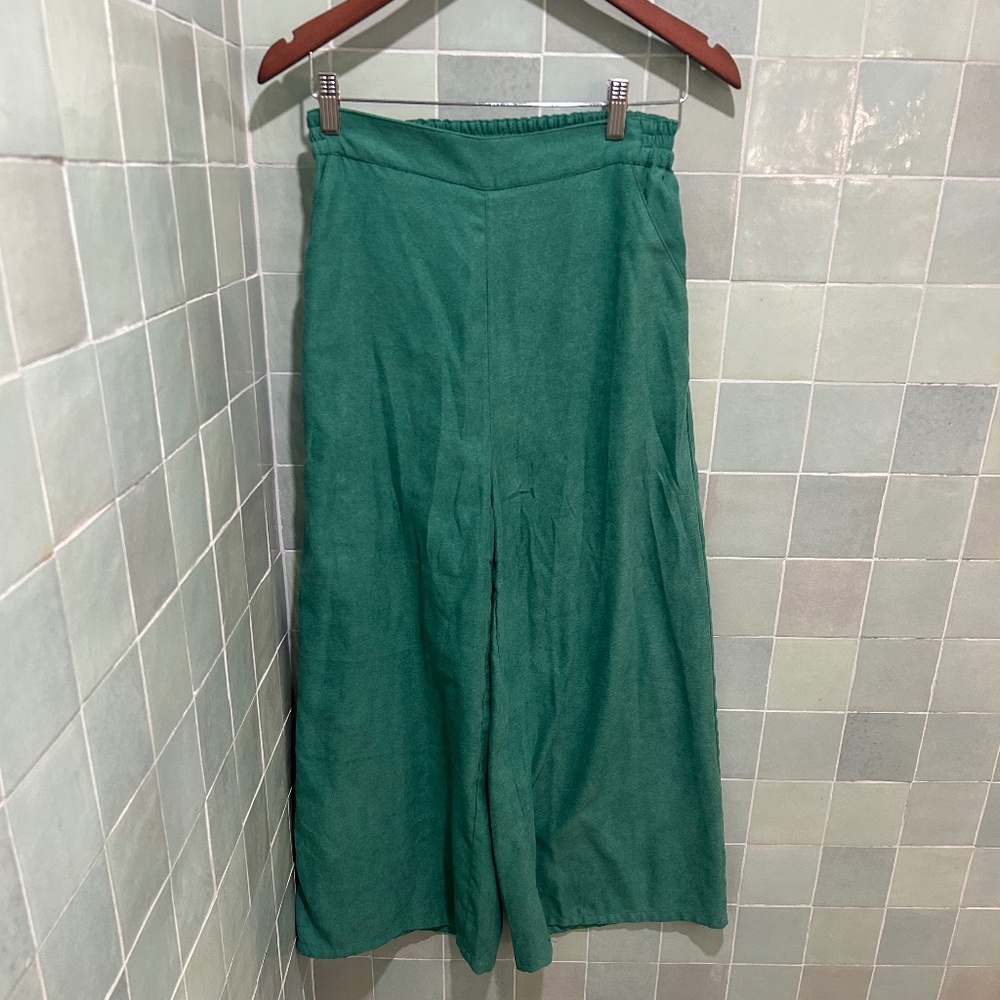 OSMOSIS  / GREEN PANTS / ONE SIZE (US 0 to 6) / Japanese brand